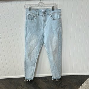 LOFT Light Wash Skinny Stretch Jeans